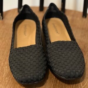 Comfortview Black Shoes Size 7.5 W Comfort View Slip On Flats